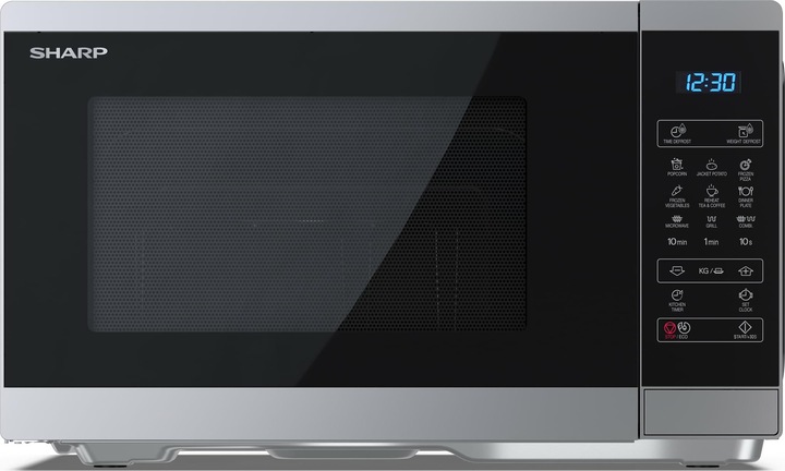 Produktbild Sharp YC-MG252AE-S Mikrowelle & Grill (25 l)