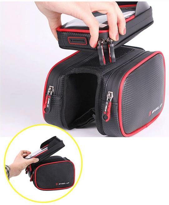 Actual product image Wheel Up Bike mount for cell phones up to 6.2 inch