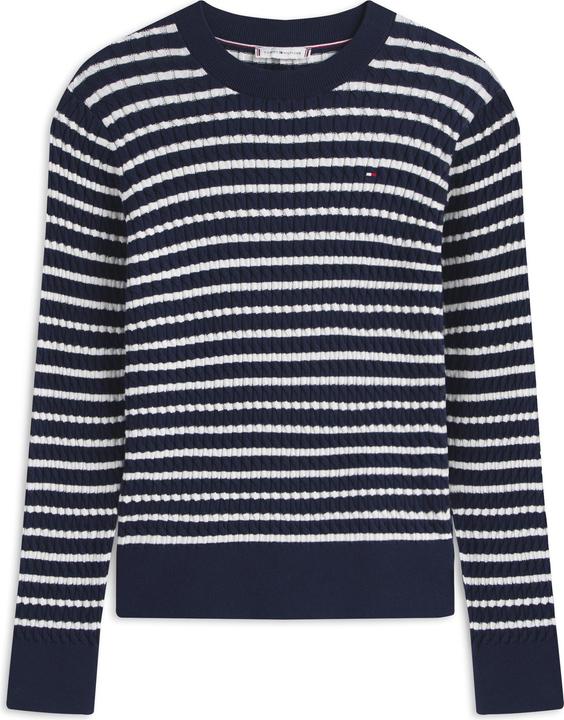 Produktbild Tommy Hilfiger Co Cable Fine Gg C-Nk Ls Swt (M)