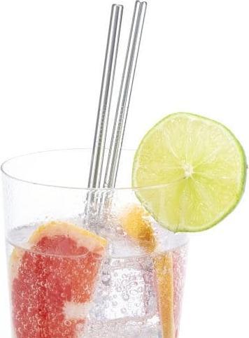 Actual product image Kikkerland Straws (10 x)