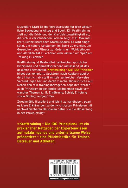 Produktbild Krafttraining (Deutsch, Jan Pauls, 2011)