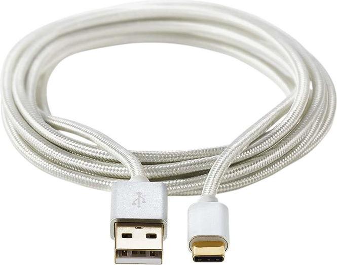 Immagine prodotto RND Electronics Cavo USB spina USB A - spina USB C 3m USB 2.0 Bianco (3 m, USB 2.0)