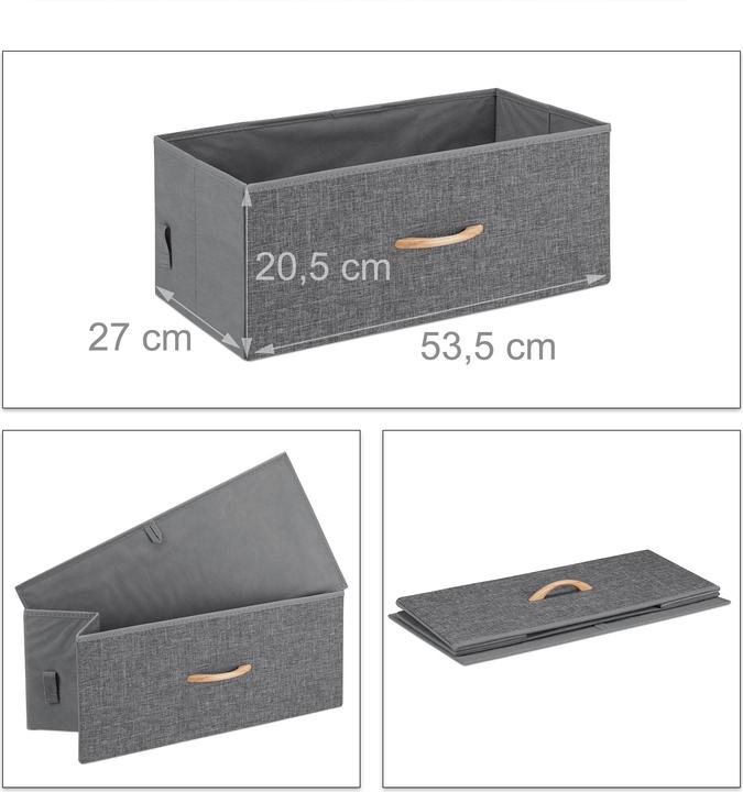 Actual product image Relaxdays Chest of Drawers of Casters (58 x 30 x 74.5 cm)