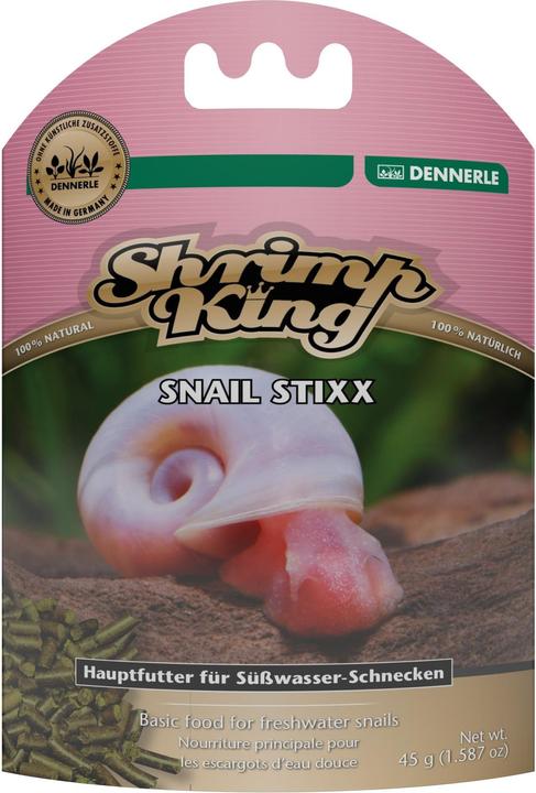 Produktbild Dennerle Shrimp King Snail Stixx 45g (Süsswasserfisch)