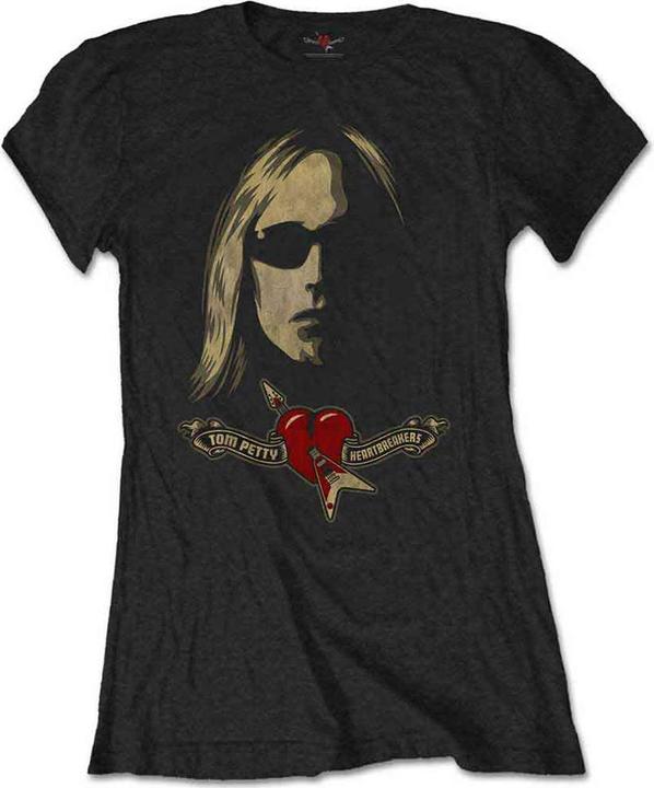Tom Petty & The Heartbreakers Shades & Logo (Girlie)