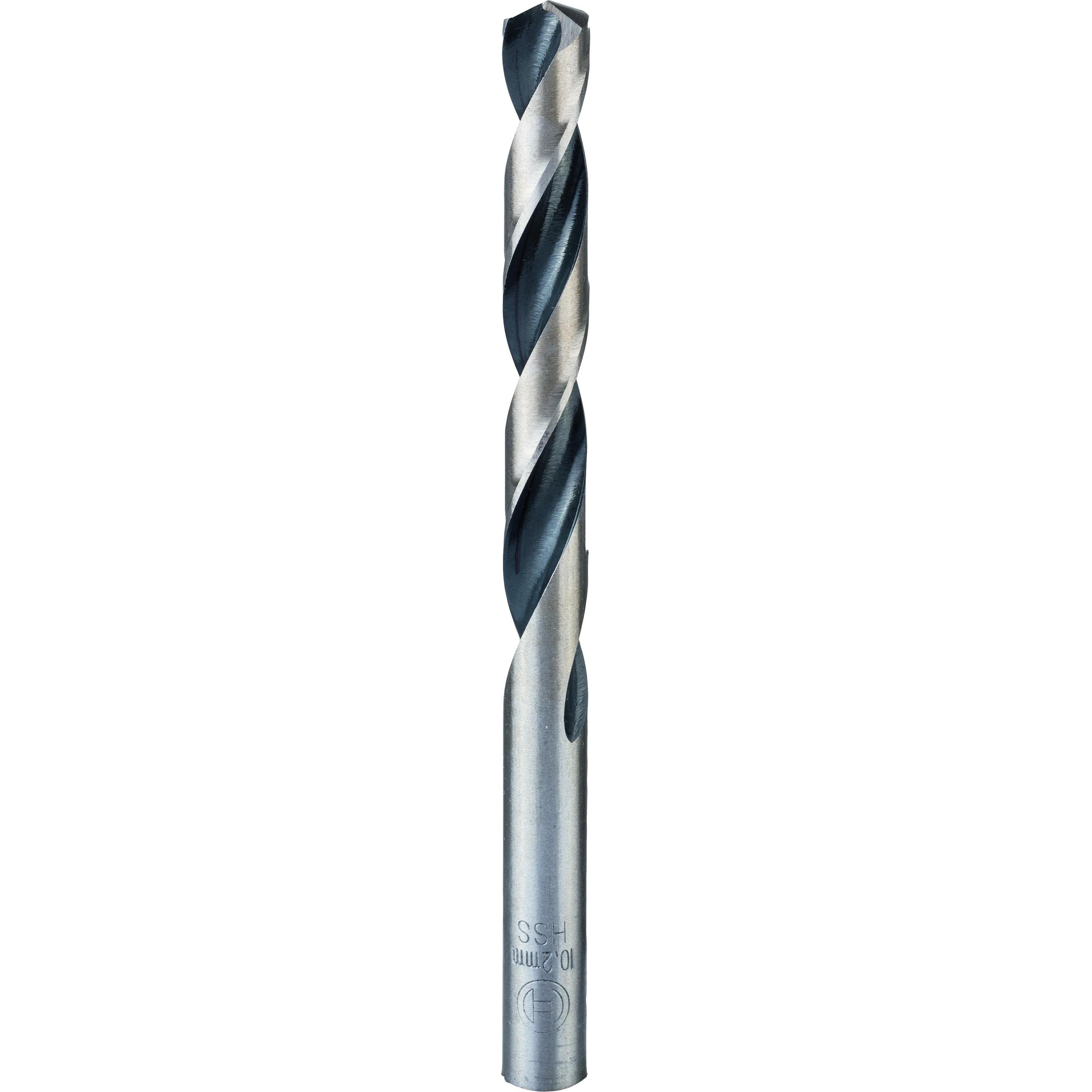 Bosch Professional Zubehör, Bohrereinsatz, Metallspiralbohrer HSS PointTeQ, DIN 338, 10,2 mm, 5er-Pack (10.2 mm)
