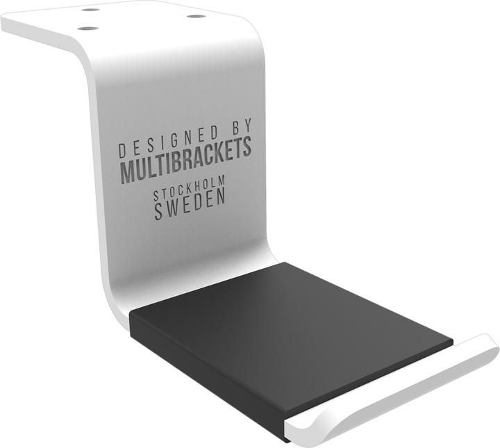 Multibrackets Kopfhörerhalter Tisch, Alu, weiss, max 1 kg