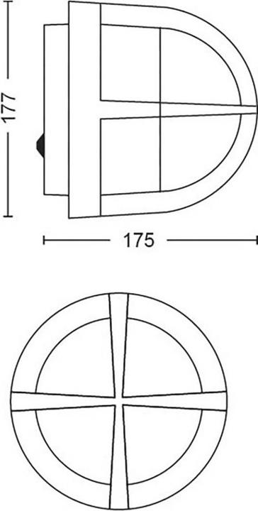 Produktbild Philips Aussenwandleuchte LED E27 42 W (E27, IP44)