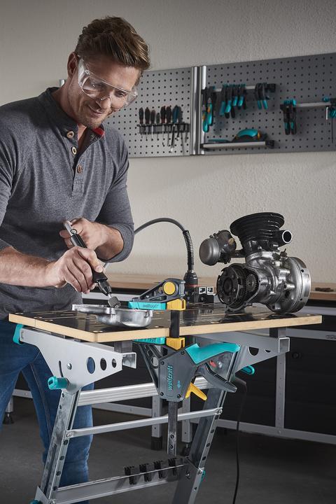 Produktbild wolfcraft 1 Fächerschleifer S=6mm K150 ø60x40mm (150)