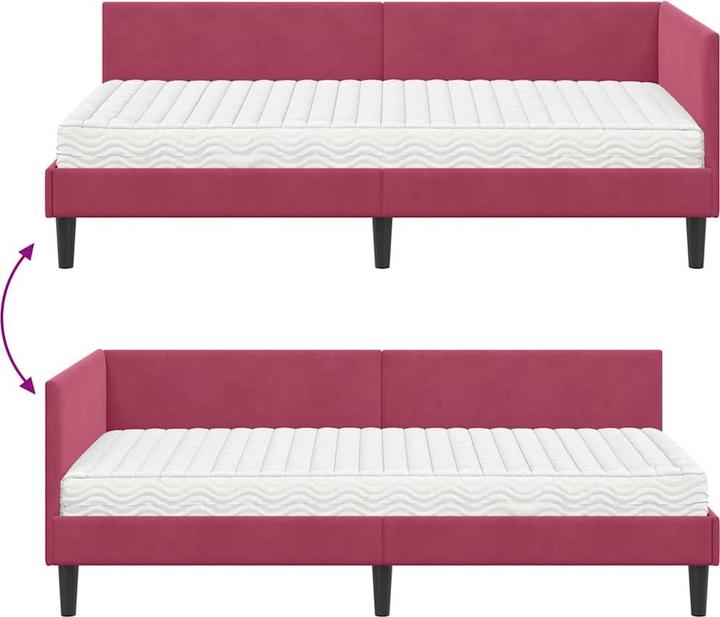 Image du produit vidaXL Modernes Bett (90 x 190 cm)