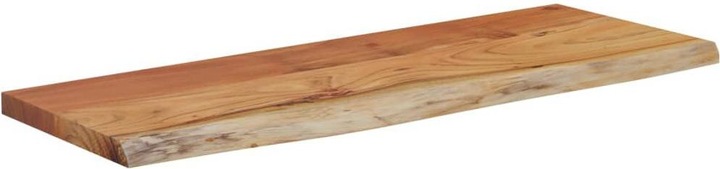 Image du produit VidaXL Étagère murale Rectangulaire Bord d'arbre Étagère suspendue Bureau Étagère en bois massif Acacia