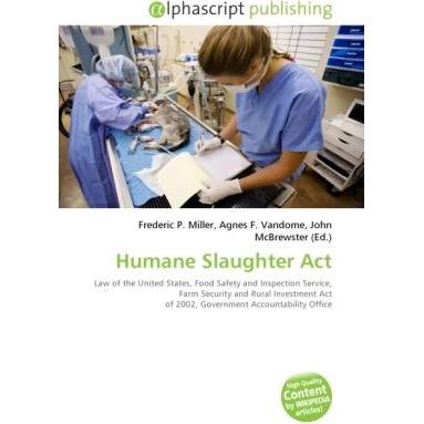 Humane Slaughter Act, Fachbücher