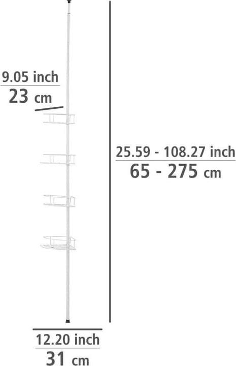 Produktbild Wenko Dolcedo (31 x 23 x 275 cm)