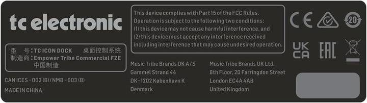 Produktbild TC Electronic Icon Dock frame