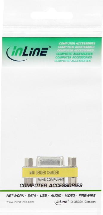 Actual product image InLine Mini Gender Changer (VGA, 3.20 cm)
