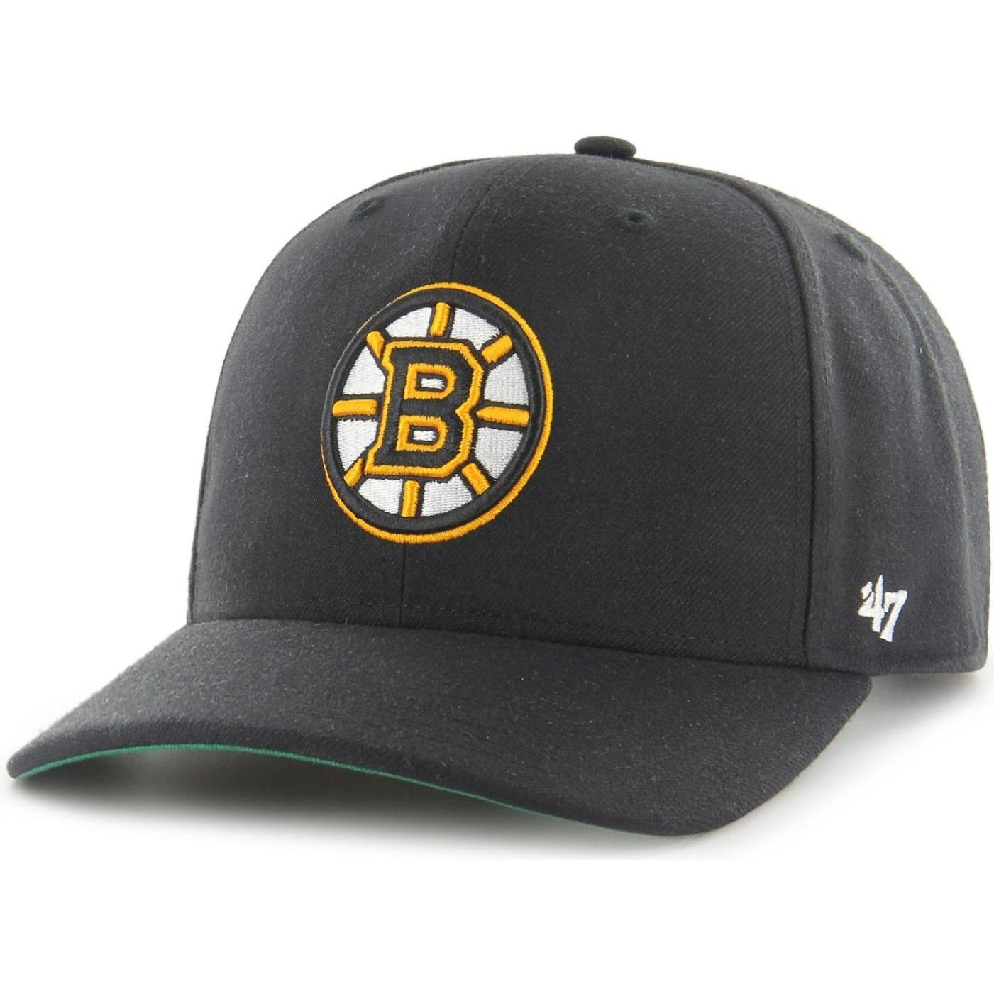 47 Brand, Herren, Cap, Low Profile Zone Boston Bruins, Schwarz, (One Size)