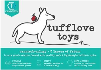 Nährwerte und Zutaten Rosewood Tufflove Walvis (Plüschspielzeug Hund)