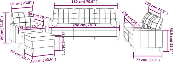 Produktbild vidaXL Filberto (Polstergruppe)