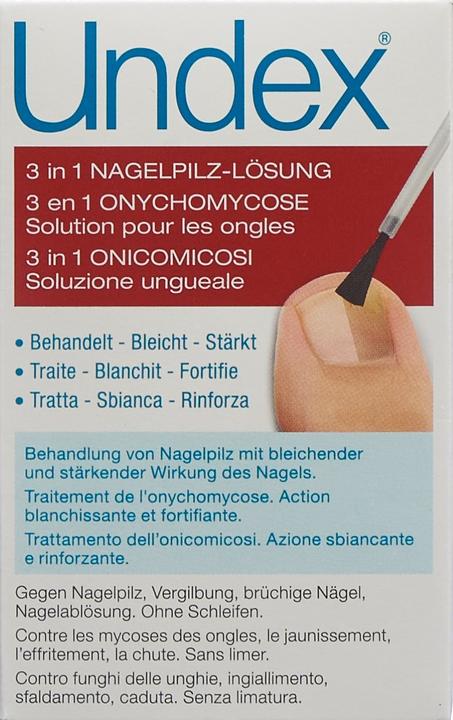 Image du produit Undex Solution 3 en 1 contre les mycoses des ongles (7 ml)
