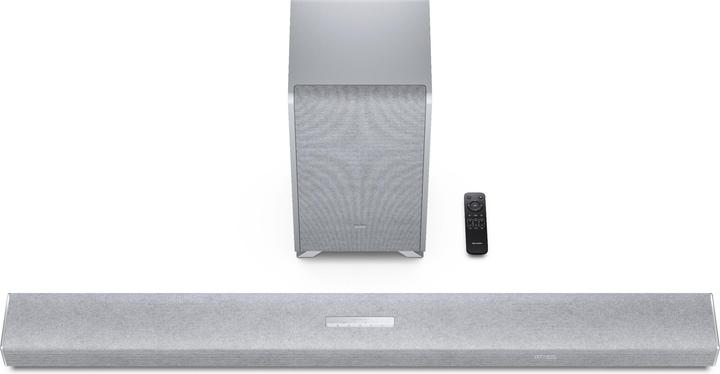 Productafbeelding Sharp Speakers HT-SBW55121(SL) Q 5.1.2 Dolby Atmos/ DTS:X Soundbar with Wireless Subwoofer, Silver | (114 W, 5.1.2 Kanaal)