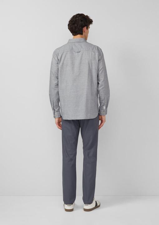 Immagine prodotto s.Oliver Hemd Regular Fit: Gemustertes Langarmhemd mit Kentkragen (S)