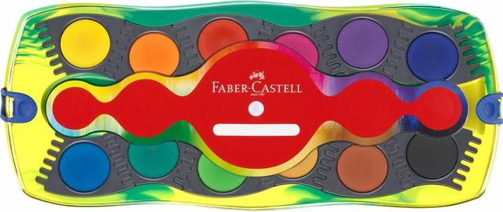 Produktbild Faber-Castell Farbkasten 12ST Connector Dino (Mehrfarbig)