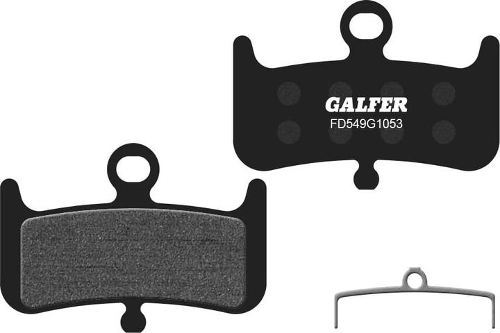 Actual product image Galfer Bike Standard Brake Pads for Hayes Dominion - Black (Hayes, Semi-metallic)