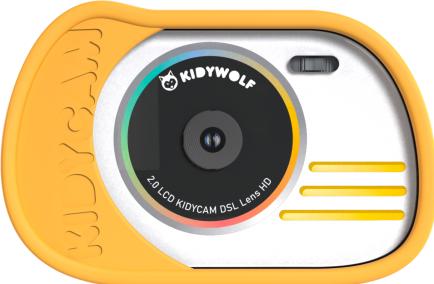 Actual product image Kidywolf Photo and video camera yellow
