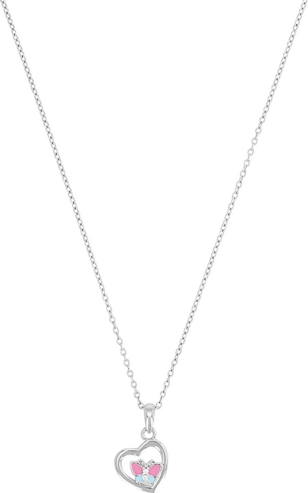 Produktbild Prinzessin Lillifee Halsschmuck für Mädchen, 925 Sterling Silber, Zirkonia synth. | Herz (Silber 925)