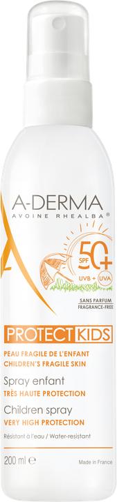 A-Derma PROTECT Children Sun Spray SPF50+ (Sun spray, SPF 50+, 200 ml, 237 g)