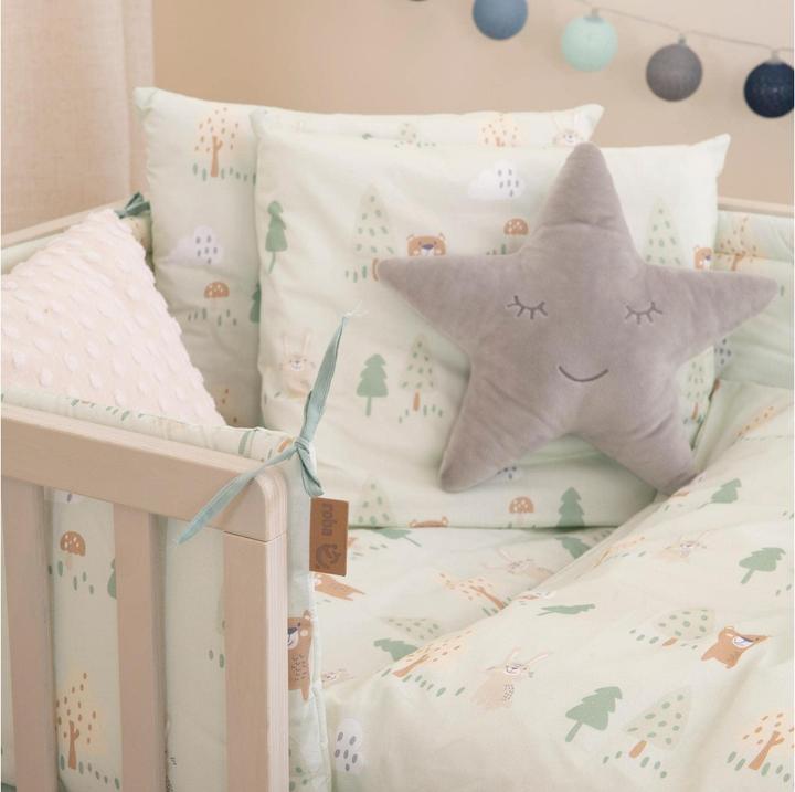 Produktbild Roba Wiegenset 2-teilig Woodland Buddies (35 x 40 cm, 80 x 80 cm)