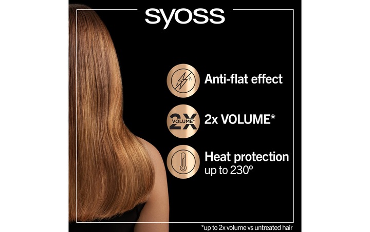 Actual product image Syoss Heat Protection Spray Keratin & Volume 200 ml, Blow Dry Protection, Up to 230°C Heat Protectio (200 ml)