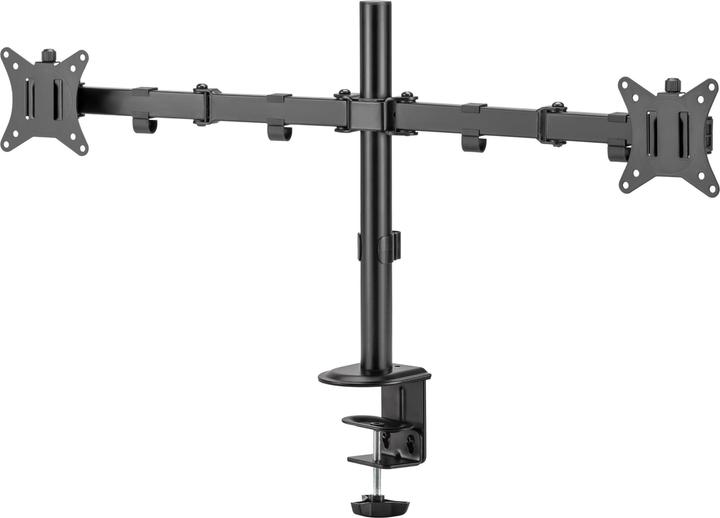 Produktbild V7 Dual Monitor Clamp Desk Mount (Tisch, 32", 9 kg)