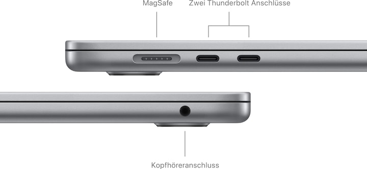 Produktbild Apple MacBook Air – 2024 (15", M3, 16 GB, 512 GB, DE)