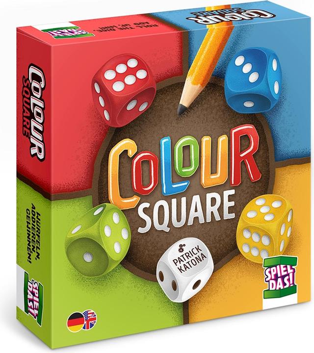 Asmodée SKED0020 - Colour Square, Würfelspiel, für 1-6 Spieler, ab 8 Jahren (DE-Ausgabe) (Deutsch, Englisch, 1 - 6 Spieler)