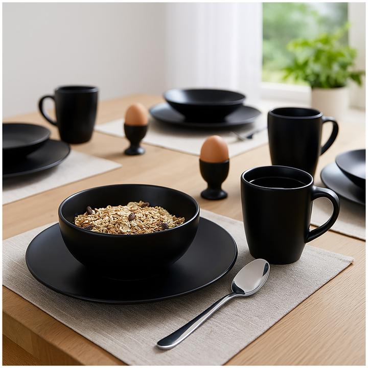 Actual product image NTK-Collection Geschirrset 20-teilig Schwarz Antonia (20 pcs.)