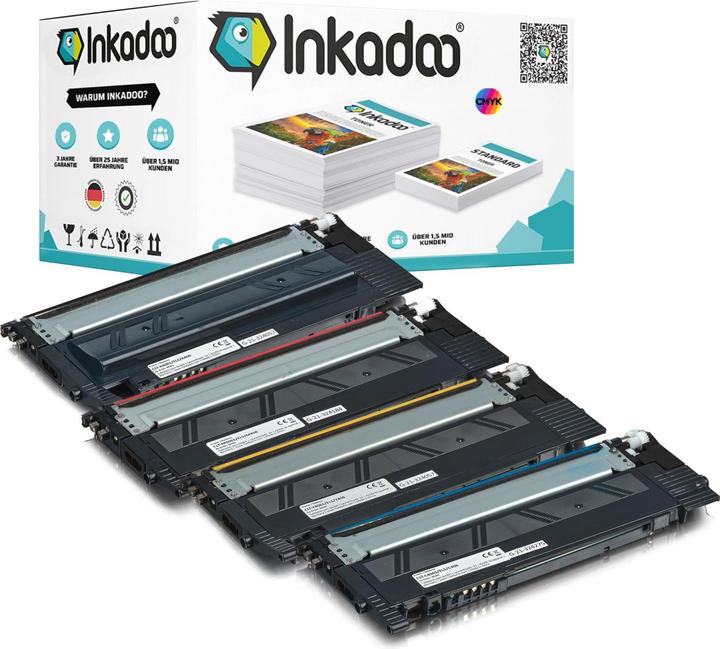 Produktbild Inkadoo Kompatibel Toner für Samsung CLX-3305 (M, Y, BK, C)