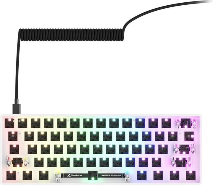 Actual product image Sharkoon SGK50 S4 Gen2 wh Barebone (DE, Cable)
