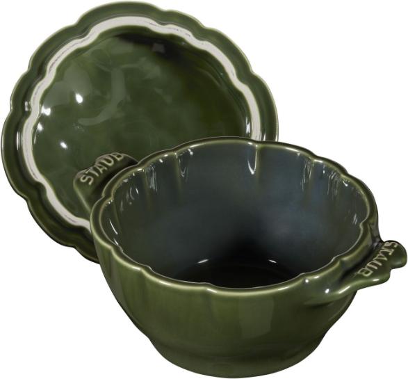 Staub Pot keramische artisjok, donkergroen, 0,47L