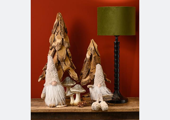 Image du produit G. Wurm Pouf de bord Lutin en textile beige (L/H/P) 12x40x8cm