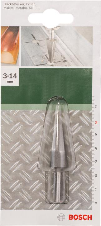 Produktbild Bosch Zubehör Blechschälbohrer Chrom-Vanadium D= 3,0 mm L= 58 mm (14 Millimeter)