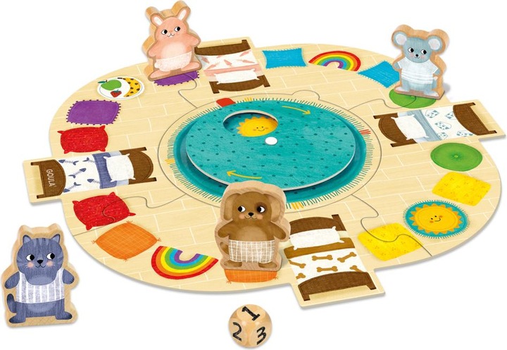Immagine prodotto Goula Gioco di travestimento, d/f/i da 3 anni, 2-4 giocatori, gioco da tavolo colorato. (Tedesco, Francese, Italiano)