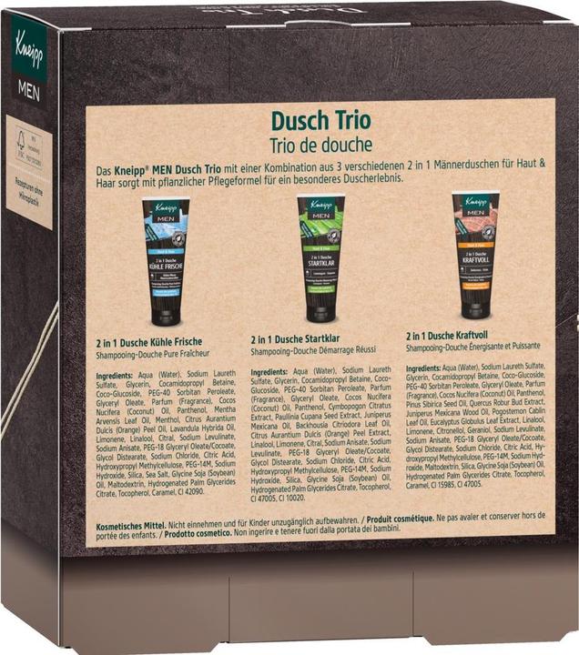 Produktbild Kneipp Men Dusch Trio (Körperpflegeset)