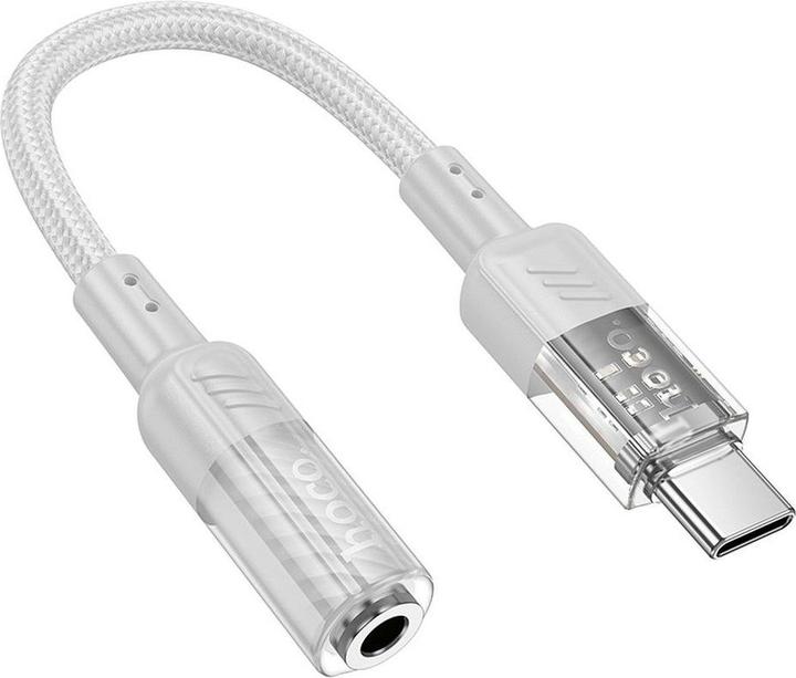 Hoco USB-C naar 3,5 mm LS37, grijs (USB Type C, 3,5 mm aansluiting)