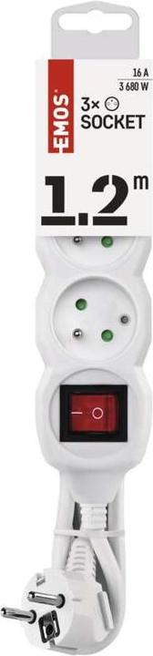 Immagine prodotto Emos P1311 (1.20 m, CEE 7/5)