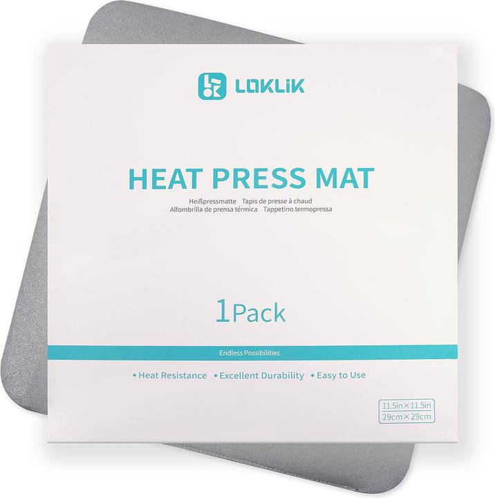Actual product image Loklik Heat Press Mat - 38,1x38,1cm *grey* (Accessories)