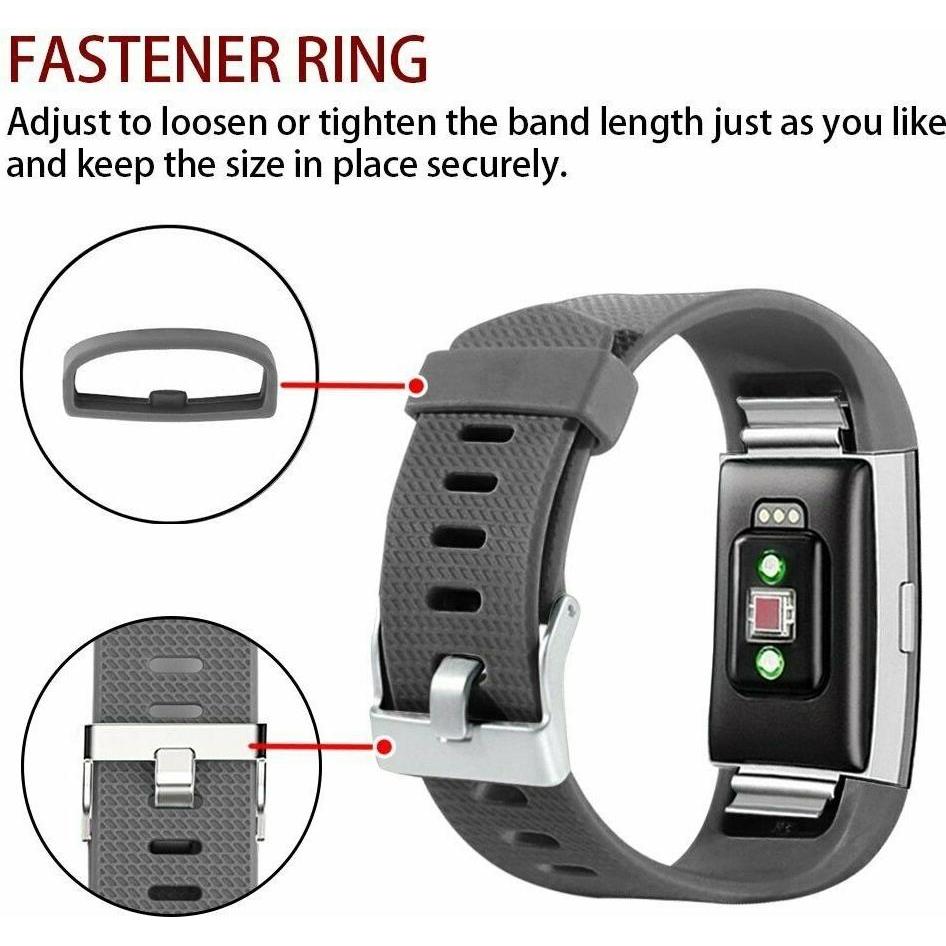 Thumbnail - Strap-it Silikonarmband (Silikon, Charge 2), Uhrenarmband, Grau