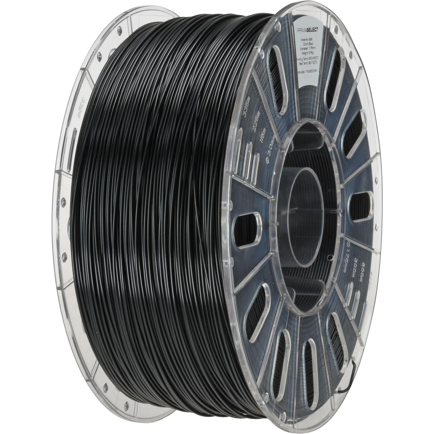 Prima Creator PrimaSelect ABS (ABS, 1.75 mm, 1000 g, Schwarz), 3D Filament, Schwarz