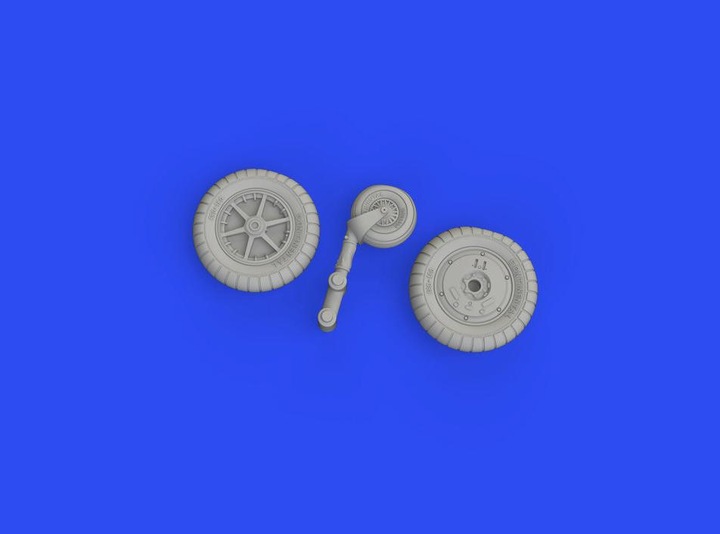 Actual product image Eduard Bf 109G-4 wheels for