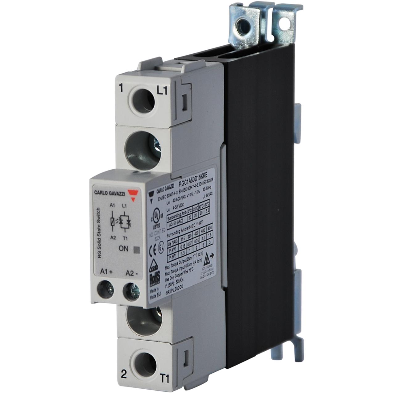 Carlo Gavazzi RGC1A23D15KKE - Halbleiterrelais Solitron RJ Mini 1polig 20A 230V, Relais